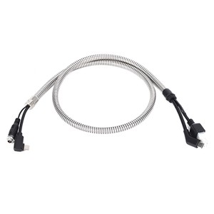 SST Aircraft Stainless Steel Wire Protection Security Embedded Flexible Phone Shower Conduit Wire Harness Armored Cord Cable