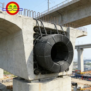 Aosen 15.2mm 1860MPa 1*7 Strand Low Relaxation Drawn Wire Bending for Building Basement & Anti-Floating Anchor Cable