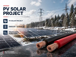 1.5/1.5KV DC- IEC STANDARD SOLAR CABLE- H1Z2Z2-K 1*4 MM ² - RED and BLACK COLOR With CE Certification
