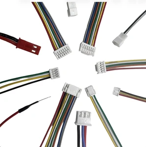 JST 1.25 2.0 Pitch Custom 2 3 4 5 6 Pin Plug Connector Custom Length Wire Harness.