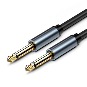 6.35 MM 1/4 (6.35 MM) TS Guitar Jack Cable 6.35MM Jack to 6.35MM Jack Guitar Audio Speaker Cable Cord