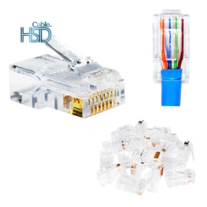 Best Price Ethernet RJ11 RJ45 Connectors Price Cat5 Cat6 Cat6A Cat7 Cat 7 Shielded UTP Plug RJ45 Connector