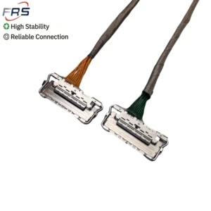 Stable Connection 20 Pin Micro Coaxial PVC LVDS Cable Assembly for Industrial Control Panel Durable Anti-Interference