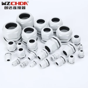 High Quality IP68 Waterproof Nylon PG Thread Cable Glands High/Low Voltage 3-50mm Industrial Use Electric Cable Connector
