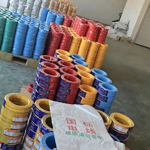 Construction Single Core 1.5mm 2.5mm 4mm 6mm BVR Pvc House Copper Wiring Electrical Wire Cable