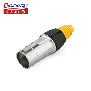 Cnlinko RJ45 Connector and Female Panel Mount Solder 8 Pin Rj45 Port Connector Plug