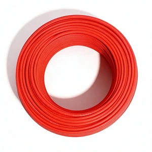 25 Years Life PV1-F Solar Cable Single Core Tinned Copper XLPO Insulation DC Photovoltaic Wire UV Resistant