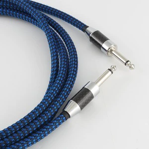 6.5mm Audio Cable for Audio Mixers, Amplifiers, and Guitars; 6.35mm (1/4-inch) Dual-Conductor Mono Cable for Recording