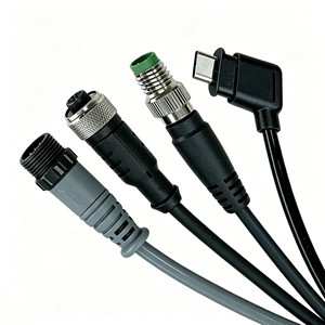 Factory Custom for IP67 Waterproof Cable Connector M12 to RJ45 Industrial Ethernet Cable with FTP Shield 10 Gbps Copper 4/8 Pin