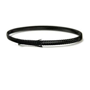 Essentra High Temp Flame Resistant Black Natural PPS Wire Harness Protector EPPS PPS Expandable Sleeving