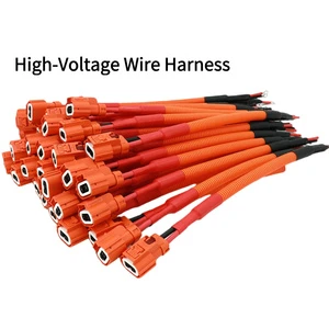 2-Core High-Voltage Wire Harness EV Battery 1000VDC TE YHVA280 4mm IP6K9K PVC Flame Retardant Electric Vehicle HV Cable