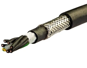 High Flexible PVC Robot Cable TRVVP Flexural Flexible Drag Chain Shielding Cable PVC Sheathed Flexible Control Tow Chain Cable