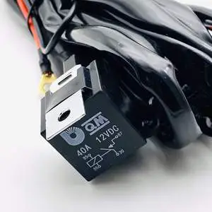 40A12V DC HIDSUV Xenon Lamp Modified Coaxial Automotive Wiring Harness for Lightning Arrester Dimming Copper Conductor for