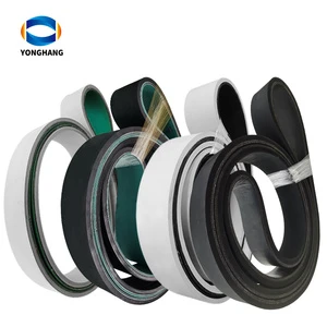 Power Transmission Caterpillar Extrusion Cable Puller Traction Rubber Haul Off Belts For Wire Cable Haul Off Machine