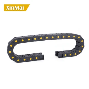 25 Series Full Closed Plastic Nylon Bearing Cable Management CNC Machine Tools Flexible for for