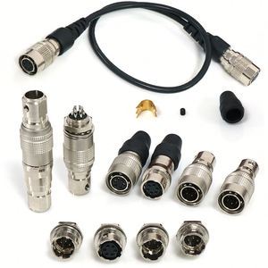 Waterproof Cable GL10A 4 5 6 Pin Industrial Camera Power Floating Fixed Plug Male Female Rubber Core Connectors Linconn ROHS