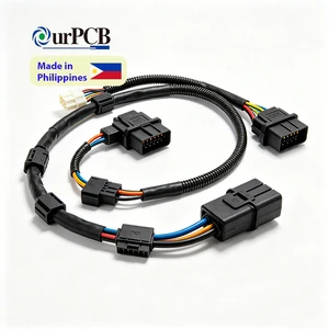 Factory Direct Pre-crimped Assembly Custom Electrical Cable with Insulated Spade Terminal OEM ODM Service