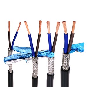 Multi-core Shielded Cable RVVP20AWG 0.5mm2 3 4 5 6 8 10 12 14 16 20 24 Core Anti-interference Control signal Wire