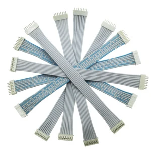 China Factory JST XH2.54 Single/Dual Head Wire Cable Connector 2 P-12P 12 Pin Pitch White Blue Male Female Plug Connector