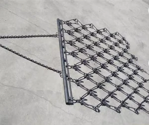 Tractor Chain Link Heavy Duty Drag Harrow 6 Feet Galvanized PVC Coated Farm Use