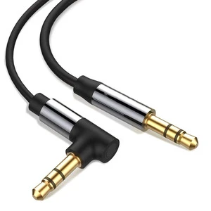 Guitar Patch Cables 6-Inch (0.15m) 6.35MM Right-Angle PVC Braided Non-Shielded Instrument Audio Cable for Microphone Effects