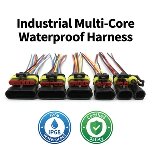 Custom Professional Grade Heavy-Duty Automotive Harness Multi-Pin Design IATF 16949 Wiring Loom PBT/PTFE for Excavator Computer
