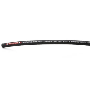 Single Wire Braid Hydraulic Hose Oil and High Temperature Resistant 1sn SAE En Standard