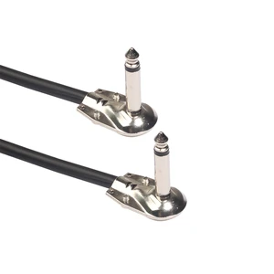 Guitar Patch Cables Guitar Pedal Cables with Metal Right Angle Plug Premium Pedals Board Patch Cable for Amp/Amplifier/Mixer