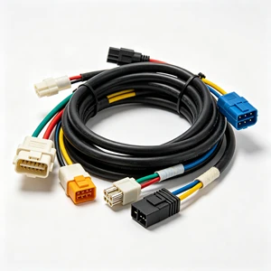 Custom Electrical Wire Harness Assembly High Current Silicon Cable Harness for Industrial Power Distribution Systems