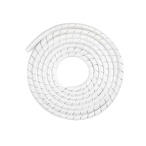 SC ECOMMERCE White Spiral Cable Tidy with Accessories Included Model CT-NH1J-0NW8 Made in USA
