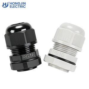 Direct Factory Supply Best-selling PG16 Nylon Cable Waterproof Connectors IP69 Low Voltage Black White Customizable Colors