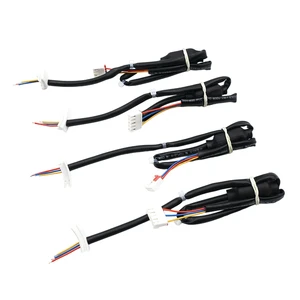 Factory Custom Wiring Harness OEM Molex 2 3 4 5 6 7 8 9 Pin Female Male With Magnetic Ring Shield Assembly Wire Harness