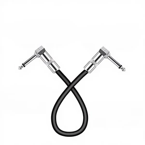 TL-LINK OEM Factory Direct Sales 6.35mm Square Head Electric Guitar Flat Patch Cable Oxygen-Free Copper Conductor Audio Cable
