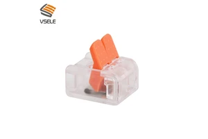 New Upgrade 2Pin Quick Plug in Cable Connection Compact Spring Push in Lever Splice Wire Connectors