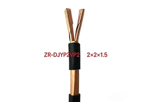 Flame-retardant Computer Shielded Cable ZR-DJYP2VP2-2*2*1.5/7*2*1.5 Industrial Grade Anti-interference signal Control Cable