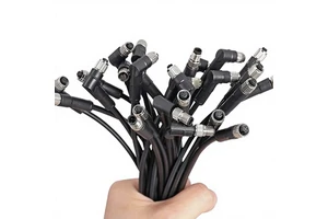 EX-PRO Custom IP67 Waterproof Threaded Connection Cable M5 M8 M16 7/8 M23 PVC PUR Male Female 3-8 Pin Panel Mount Connector