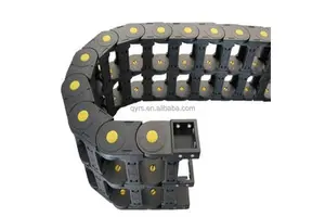 CNC Machine Flexible Plastic Drag Chain Carriers with Bearing Core Components Protective Cable Track Carriers