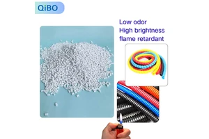 Eco-friendly PP Black Bellows Flame Retardant Masterbatch Electrical Wire And Cable Sheath Fire Resistance Additive