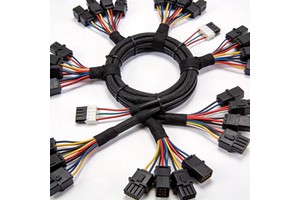 Custom Industrial Control Wiring Harness Assembly Multi Connector Signal Power Cable for Automation Equipment