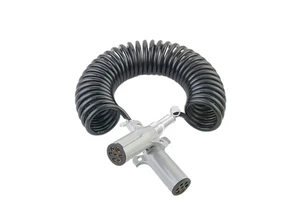 Semi Truck Parts Seven Way Cable Trailer Accessories 7-way Coiled Cable