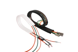 4 Pin Wire Harness Copper Core Cable Assembly High Flexibility PVC PUR Chain Cable Industrial