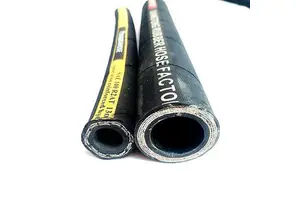 Steel Wire Reinforced Fuel Oil Resistant Nitrile High Quality Rubber Hydraulic Hose Manufacture