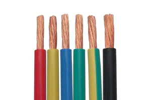 Wholesale 100m MOQ Flexible PVC Wire and Cable 1mm-16mm Stranded Low Voltage Power Cable With PE Insulation Electrical Wires