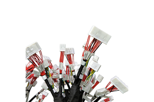 CYXTEK D-SUB Control Acquisition Wiring Harnesses | Red-Black Color-Coded For Automotive Industrial Machine Use | IATF 16949 |
