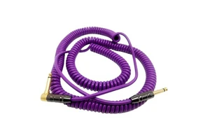 Pure Copper 6.35mm Guitar Spring Cable with Noise-Canceling Shield Audio Video Cables for Speakers