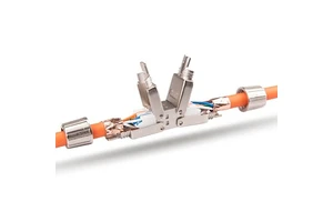 Linkwylan Fast Tool-Free Connection Adapter Reusable RJ45 Fast Toolless Shielded Cat6A Cat7 Cable Extension Ethernet Connectors