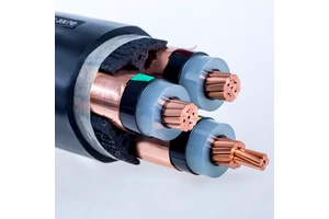 Medium Voltage YJY Copper Conductor XLPE Insulated PE Sheath Power Cable for Power Station and Construction Engineering 90C