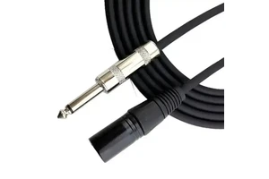 OEM ODM 6 Feet Xlr Male Cable 1/4 Inch Jack Low Noise DMX Guitar Patch Microphone Speaker Stringed Instruments Parts Accessories
