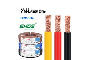 AVSS Wires Cable Electric Wire Low Voltage Automotive Wire Thin Wall PVC Insulated Copper Custom Color Length