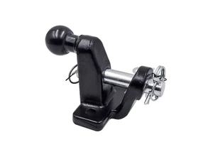 Heavy Duty 3.5T Black Ball & Pin Coupling Trailer Parts & Accessories